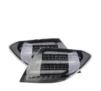 Mtuqvma Tail Light Rear Lamp Assembly For Benz For W204 For C-CLASS 2007-2012 1Pair Taillight Assembly LED Modify Treverse The Lights(Black)