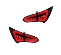 Mtuqvma Tail Light Rear Lamp Assembly For Hyundai For Santafe For Ix45 2014-2018 Car Taillights Assembly Upgrade Highlight Flashing Taillight(Red one set)
