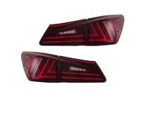 Mtuqvma Tail Light Rear Lamp Assembly For Lexus For Is200 For Is220 For Is250 For Is250C For Is300H 2006-2012 Car Taillights Assembly Dynamic Blink(Red one set)