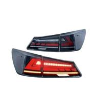 Mtuqvma Tail Light Rear Lamp Assembly For Lexus For IS250 For IS350 For ISF 2006-2013 LED Rear Lamps Assembly Dynamic Turn Signal Black(Smoke)