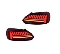 Mtuqvma Tail Light Rear Lamp Assembly For VW For Scirocco 2009-2014 Auto Rear Back Lamps Assembly Upgrade Style Car Taillight Streamer Turn Tail Light(Red one set)