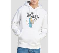 Other MTV Are You Threatening Me? Unisex Hoodie White M White