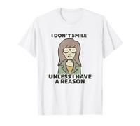 MTV Daria I Don't Smile Text Portrait T-Shirt