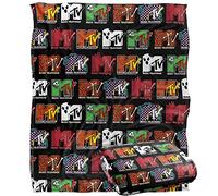 Mtv Halloween Logos Silky Touch Super Soft Throw Blanket 152 X 127 cm