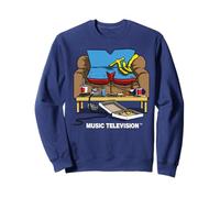 MTV LOGO SITTING ON COUCH W/FOOD Sweatshirt