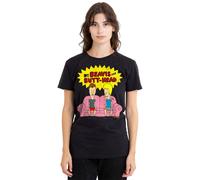 MTV Men's Beavis & Butthead Couch Logo Og T-Shirt, Black | Size: 2XL MTV Black 2XL
