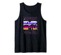 MTV Moon Person Chrome Logo Tank Top