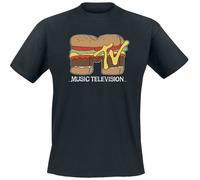 MTV MTV Hamburger T-Shirt black M