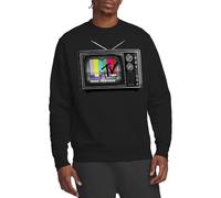 MTV MTV Tv Crew Sweatshirt, Black MTV Black S