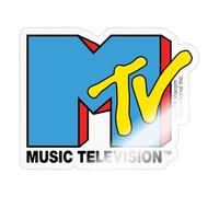 MTV Music Television Iconic Logo Sticker Size S (10 x 10 cm)