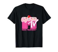 MTV Music Television Vintage 80's Pink Cupcake & Sprinkles T-Shirt
