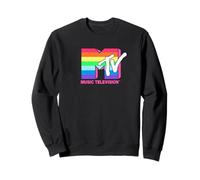 MTV Rainbow Filled MTV Logo Sweatshirt
