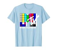 MTV Rubix Cube Logo T-Shirt, Men, Baby Blue, Medium