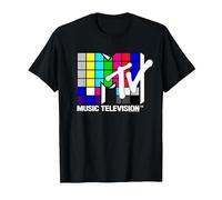 MTV Rubix Cube Logo T-Shirt, Men, Black, Large