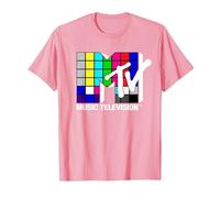 MTV Rubix Cube Logo T-Shirt, Men, Pink, XX-Large