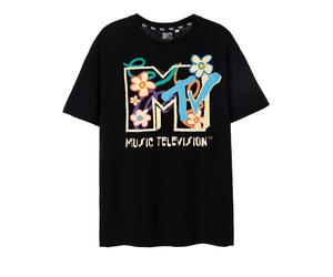 MTV Short Sleeved T-Shirt | Unisex Black | Official Merch