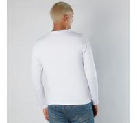 MTV Zebra Pattern Unisex Long Sleeve T-Shirt - White - L