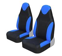 MTVTFECEWG 2pcs Front Bucket Style Car Seat Covers Set For TOYOTA For Aygo Auto Accessories(2pcs BLUE)