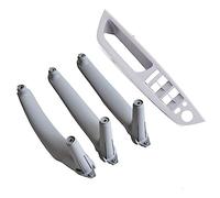 MTVTFECEWG Car Armrest Front Driver's Seat LHD RHD for E70 E71 X5 X6 Interior Door Handle Inner Panel Pull Trim Cover (LHD Grey 4Pcs)