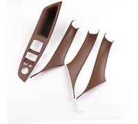 MTVTFECEWG Car Door Handle Panel Protector Pull Trim Cover Auto Interior Door Handles Sticker for 2011-2017 5 Series F10 F18 F11 (4pcs Set Yellowish)