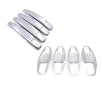 MTVTFECEWG Chrome Door Handle Cover Trim Catch Car Styling Accessories Stickers for Chevrolet for Sail 2015 2016 2017 2018 2019 (D)