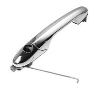 MTVTFECEWG for Fiat 500 2007-2016 Pair Left+Right Side Chrome Outer Door Handle Auto Accessorie 735592026 735592012 (Right)