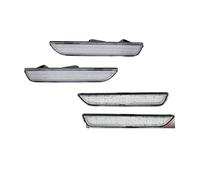 MTVTFECEWG For Ford For Mustang 2010-2015 2016 2017 2018 Car Rear Tail Bumper Corner Reflector Decorative False Light Lamp (10-14 Front and Rear a)