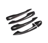 MTVTFECEWG for Mercedes for Benz C E GLC Class W205 W213 X253 2017 2018 Car Carbon Texture Exterior Door Handle Pull/Door Bowl Cover Trim (Handle Carbon Style)