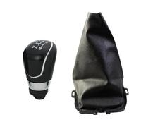 MTVTFECEWG Gear Shift Knob Shifter Lever Stick Gaiter Boot Cover Cars Accessories for Ford for Fiesta 2008-2012 Gear Shifter Knob(5 Speed Black)