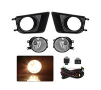 MTVTFECEWG LED Fog Lights DRL Daytime Running Lights Angel Eyes Headlight For Toyota For Tacoma 2012 2013 2014 2015 Car Accessories(Yellow Light)