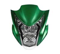 MTVTFECEWG Motorcycle Headlight Fairings Head Light Lamp Cowling For ER6N 2012-2015 2013 2014 Front Lamp Fairing(Green)