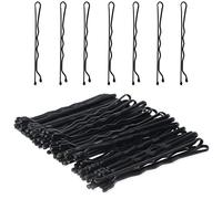 MTWC Blank Hair Pins 60 Pcs Bobby Pins Black Hair Grips Kirby Grips Hair Pins for Buns, Bun Pins with Box Great Hair Grips for Thick Hair grips black