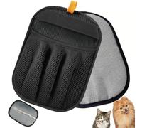 MTWSJIA 2 Pack Pet Hair Removal Gloves, Magic Brush, Reusable Electrostatic Cat Dog Grooming & Deshedding Glove for Effective Hair Removal on Furniture, Car Seats, Clothing