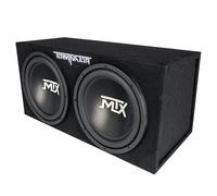 Mtx Audio Terminator Series Tne212D 1,200-Watt Dual 12-Inch Sub Enclosure Black