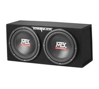 Mtx Audio Terminator Series Tne212D 1,200-Watt Dual 12-Inch Sub Enclosure Black