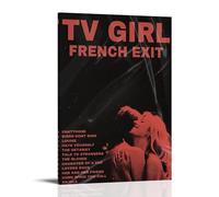 MTYGBCX TV Girl French Exit(1) Poster Wall Art Canvas Cover Vintage Aesthetic Poster Decorative Painting for Living Room Bed Room 16x24inch(40x60cm) Frame-style