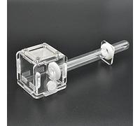 YQSDG Acrylic Transparent Mini Ant Nest Glass Nest Tube Farm Experiment Small Colony Feeding Area Ant Observation Science 50x50x50mm