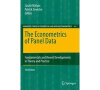 Mtys - Econometrics of Panel Data Fundamentals and Recent Developm - X555z