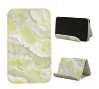 Mtzmy Airplane Travel Essentials for Flying Flex Flap Cell Phone Holder & Flexible Tablet Stand for Desk, Bed, Treadmill, Home & in-Flight Airplane Travel Accessories(1-Marble Jade)