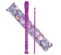 Mtzmy Recorder for Children, Beginners, Soprano, German Fingering, 8-Hole Flute for Adults, Recorder with Case, Cleaning Pen and Instruction Manual (2-Abstract Starry Night)