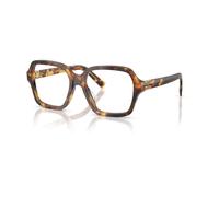 Miu Miu Eyeglasses MU03YV 14L1O1 Women's Acetate Honey Havana Squared 54 mm