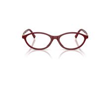 Miu Miu MU 09XV 21I1O1 Woman Optical frames Acetate Violet Transparent Round Normal