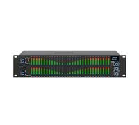 MU-231 Digital Equalizer Karaoke 2U Dual 31 Band Graphic Audio Equalizer Professional Audio System SUB Output(Black)