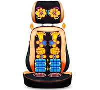 MU 9D Full Body Vibration Massage Chair Pad,Shiatsu Neck Back Massager with Heat,Kneading Rolling Massage Seat Cushion,20 Massage Balls,for Shoulder Waist HIPS