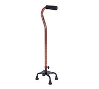 MU Adjustable Quad Cane,Sit to Stand Walker,4 Foot Base,Comfortable Foam Handles Perfect for Arthritis,Elderly,Seniors