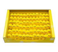Mu Mianhua 72Pcs Easter Chenille Chicks, Fluffy Mini Chicks Yellow Easter Chick Cute Easter Baby Chicks for Easter Party, Egg Bonnet Crafts, Easter Egg Hunt