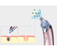 MU Portable Electric Suction Black Head Instrument Home Beauty Facial Cleanser Cleaning Acne Cleansing Instrument,Rose Gold