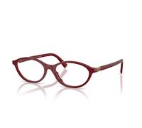 Mu09Xv Optical Frame - unisex - Miu Miu - Glasses - Red - 53 MM - Accessories 53 MM