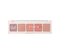 MUA 5 Shade Eyeshadow Palette, Utopia (Pack of 1) | 5 Highly Pigmented Matte & Shimmer Pink Nude Tones, Blendable Formula, Perfect for Day to Night Looks, Vegan & Cruelty Free