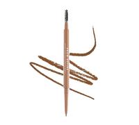 MUA Makeup Academy Brow Define, Light Brown Micro Eyebrow Pencil with Spoolie Brush, For Light Brunettes or Dark Blondes (Pack of 1) - Vegan & Cruelty Free